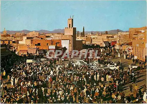 Moderne Karte Marrakech Place Djemaa El Fna