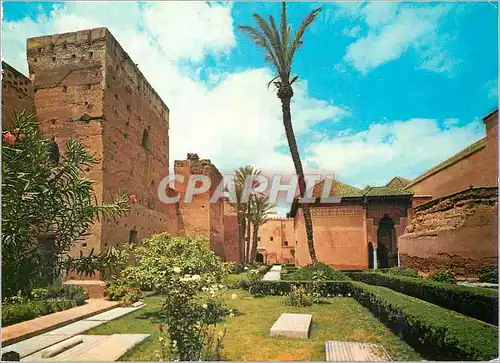 Cartes postales moderne Marrakech Les Tombeaux Saadiens et les jardins