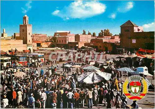 Moderne Karte Marrakech Place Djemaa El Fna