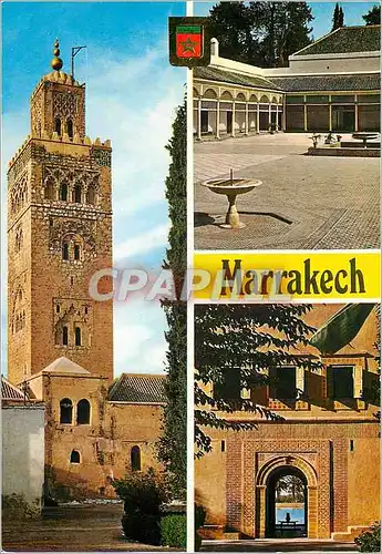 Moderne Karte Marrakech