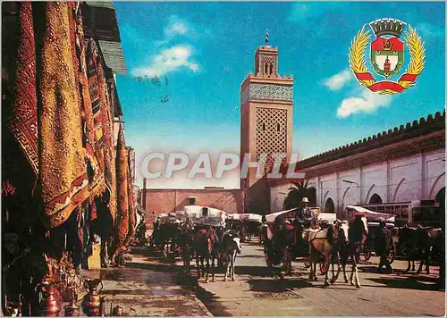 Moderne Karte Marrakech Les Tombeaux Saadiens Marrakech