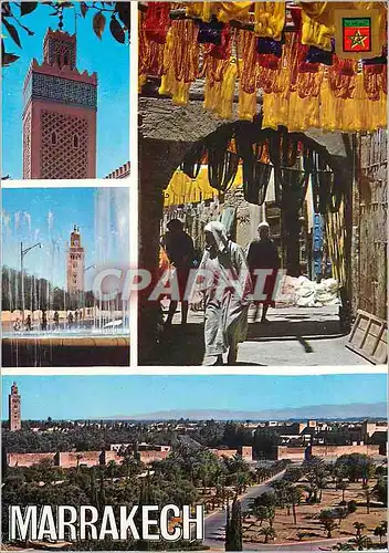 Moderne Karte Marrakech Fuente de Puege