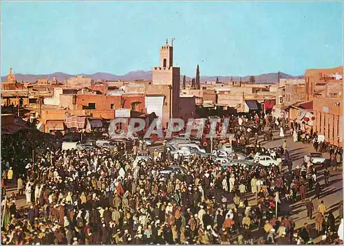 Moderne Karte Marrakech Plage Djemaa El Fna