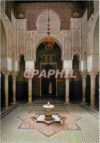 Cartes postales moderne Meknes Cour exterieur tombeau Mulay Ismail