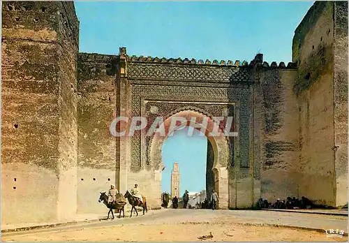 Moderne Karte Meknes Bab Bardain