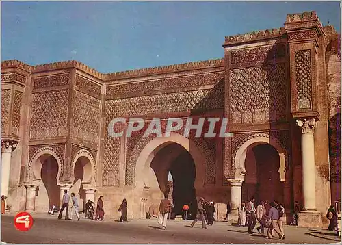 Moderne Karte Meknes Bab Mansour 16 porte