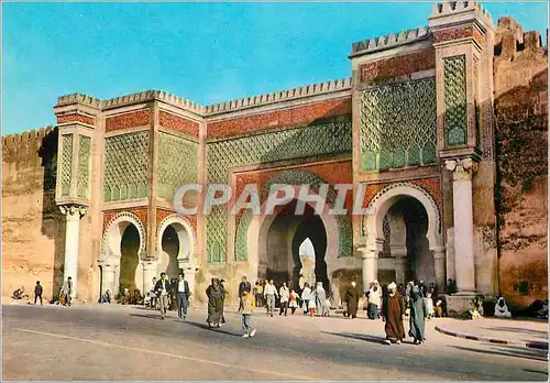 Moderne Karte Meknes Bab El Mansour