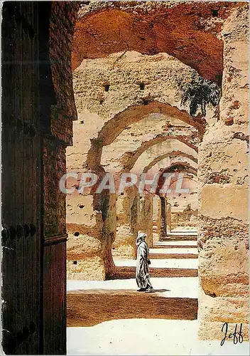 Moderne Karte Meknes Anciennes ecuries de Moulay Ismail