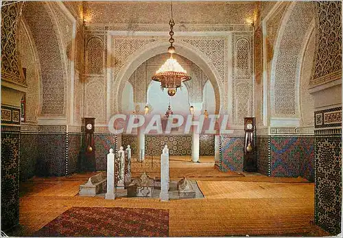 Moderne Karte Meknes Tombeaux de Moulay Ismail