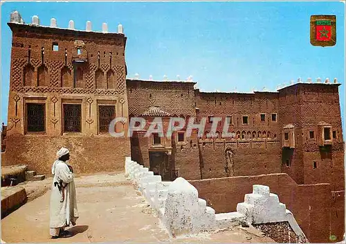 Moderne Karte Ouarzazate Vue de la Kasbah