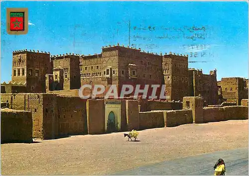 Cartes postales moderne Ouarzazate La Kasbah decoree