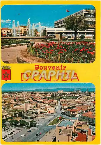 Moderne Karte Oujda Souvenir d'Oujda