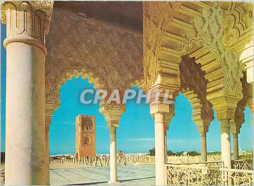 Moderne Karte Rabat Le Mausolee Mohammed V