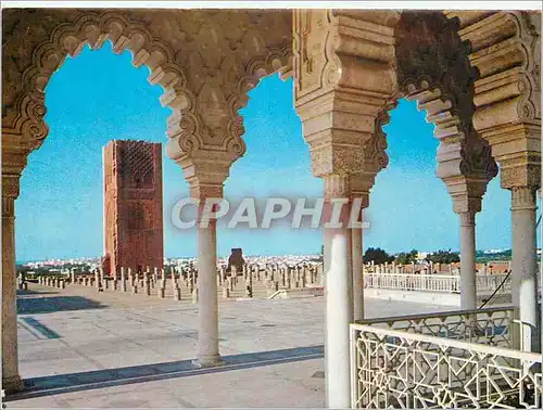 Moderne Karte Rabat Le Mausolee Mohammed V