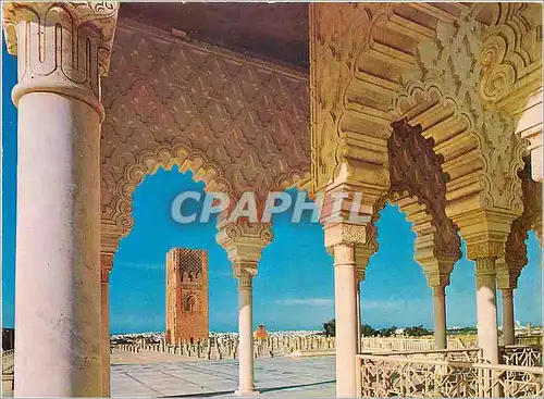 Moderne Karte Rabat Le Mausolee Mohammed V