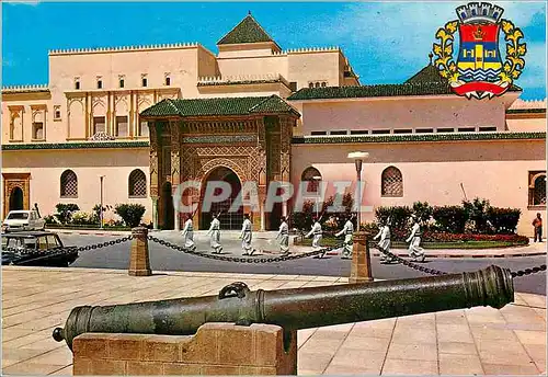Cartes postales moderne Rabat Le Palais Royal et Armoiries de la ville