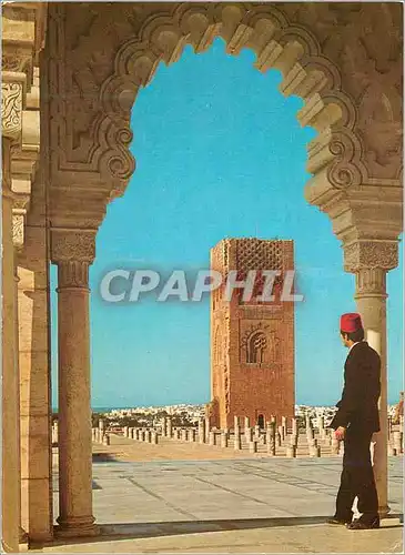 Moderne Karte Rabat Le Mausolee Mohammed V