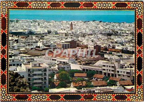 Moderne Karte Rabat Vue generale de Rabat