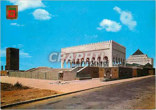 Cartes postales moderne Rabat Mausole Mohammed V et Tour Hassan