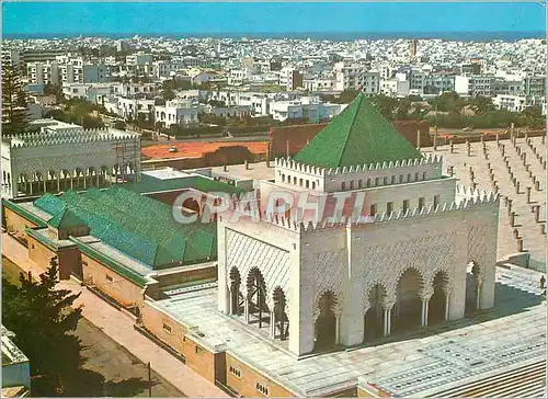 Moderne Karte Rabat Le Mausolee Mohammed V