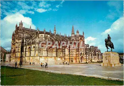 Moderne Karte Portugal Batalha Monastere et Monument au Connetable