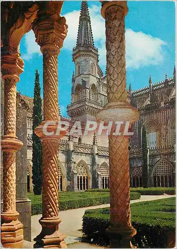 Cartes postales moderne Portugal Batalha Monastere Un aspect du Cloitre Royal