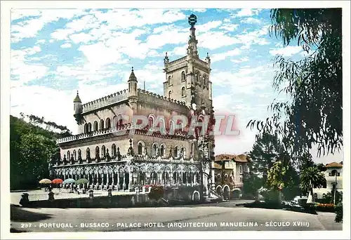 Cartes postales moderne Portugal Bussaco Place Hotel (Arquitectura Manuelina Seculo XVIII)