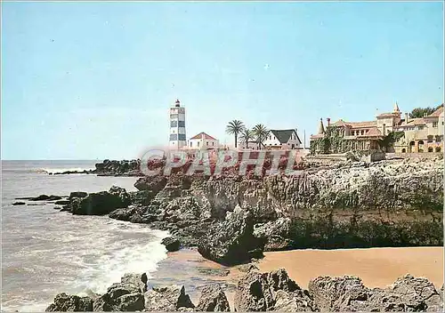 Moderne Karte Portugal Cascais Phare