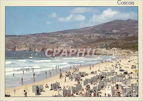 Moderne Karte Portugal Cascais La Plage de Guincho baigne par l'ocean Atlantique