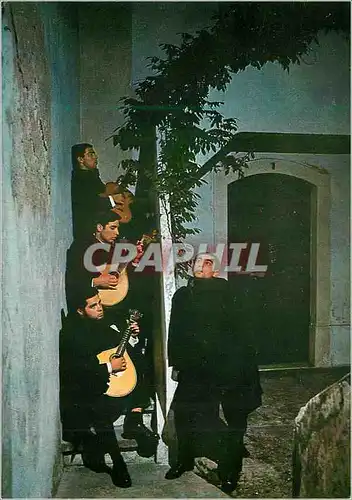 Moderne Karte Portugal Coimbra Serenade donnee par des Etudiants