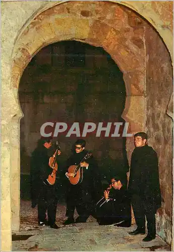 Cartes postales moderne Portugal Coimbra Serenade donnee par des Etudiants