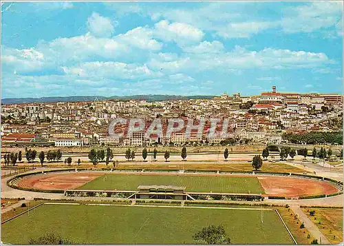 Moderne Karte Portugal Coimbra Stade Universitaire le Mondego et vue partielle Football