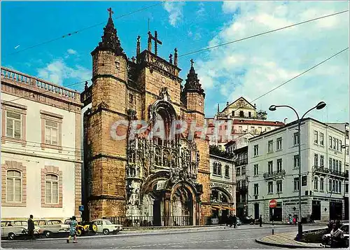 Moderne Karte Portugal Coimbra L'Eglise de Sainte Claire