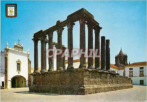 Cartes postales moderne Portugal Evora Les Ruines du Temple Romain ou de Bians