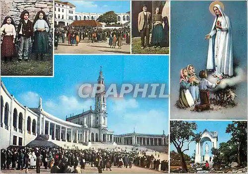 Moderne Karte Portugal Fatima Souvenir