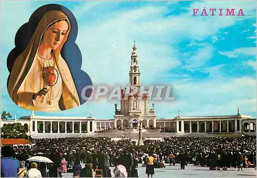 Moderne Karte Portugal Fatima Praying