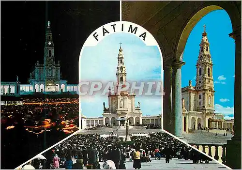 Cartes postales moderne Portugal Fatima La basilique et les arcades