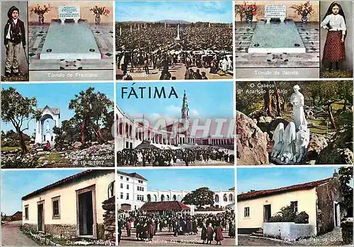 Moderne Karte Portugal Fatima Souvenir