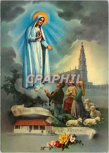 Moderne Karte Portugal Fatima Apparition