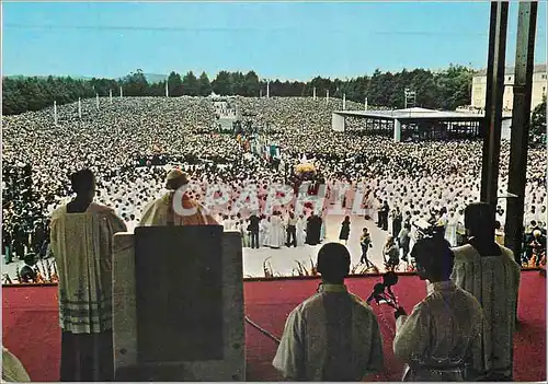 Cartes postales moderne Portugal Fatima Messe solonelle