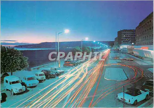 Moderne Karte Portugal Figueira da Foz Aspect nocturne