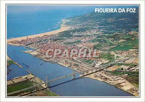 Cartes postales moderne Portugal Figueira da Foz Vue aerienne