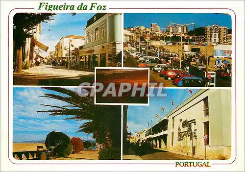 Moderne Karte Portugal Figueira da Foz Details de la ville