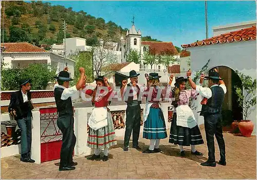 Moderne Karte Portugal Algarve Danses typiques