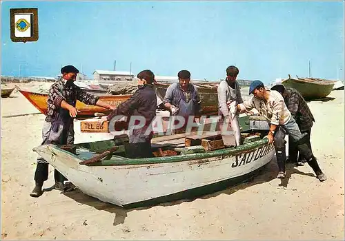 Cartes postales moderne Portugal Pecheurs Peche Bateau