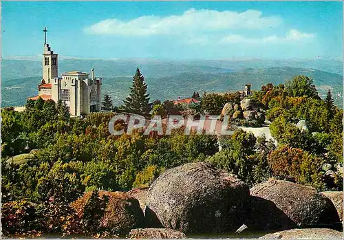 Cartes postales moderne Portugal Guimaraes Le Mont de Penha et sanctuaire Eucharistique