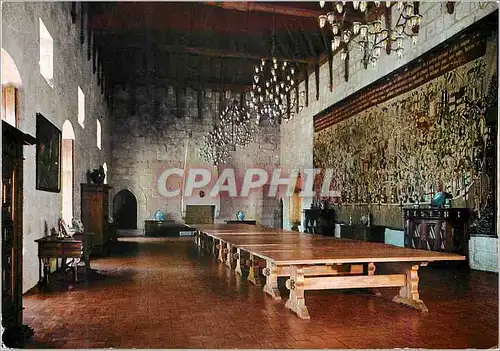 Cartes postales moderne Portugal Guimaraes Palais des Ducs Salon des banquets