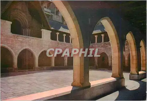 Moderne Karte Portugal Guimaraes Palais des Ducs Cour et CLotures