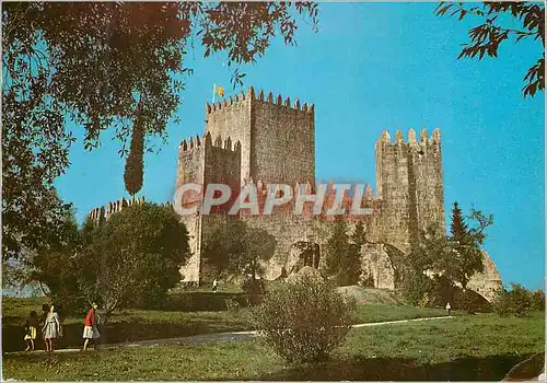 Moderne Karte Portugal Guimaraes Le Chateau