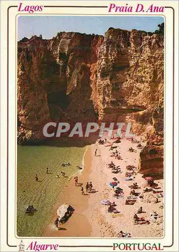 Moderne Karte Portugal Lagos Praia D Ana